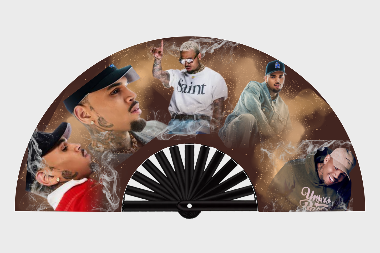 Chris Brown-Inspired Clack Fans – Bring the Energy to Every Moment! 🔥🎶