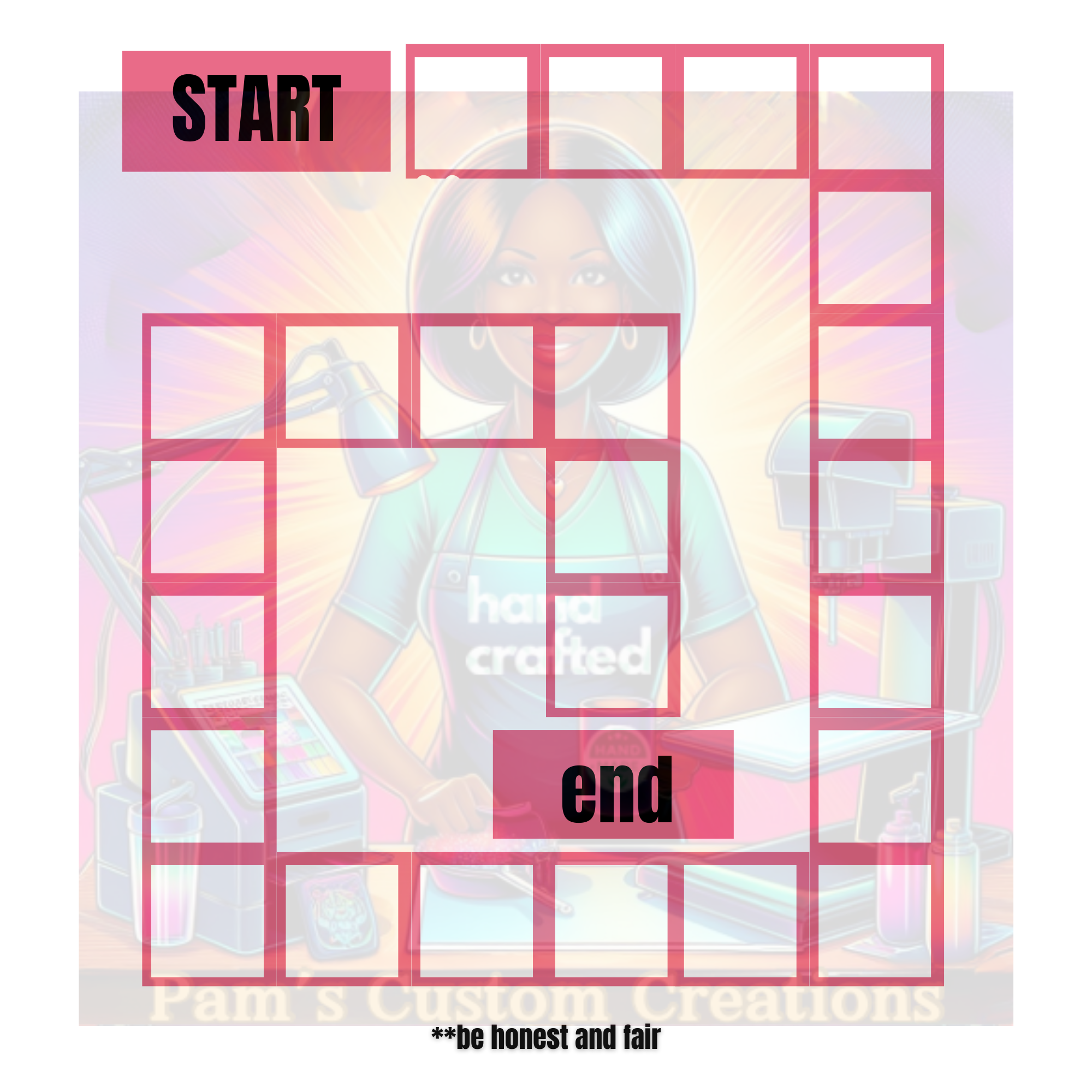 Spicy Custom Game Board – Couples & Galentine’s Edition