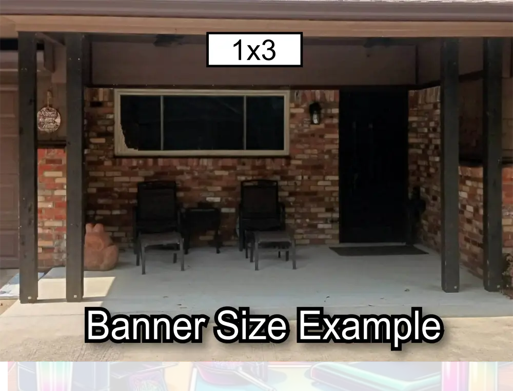 Banners 1’ x 3’