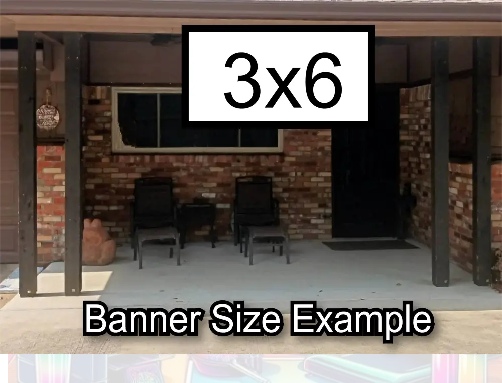 Banners 3’ x 6’