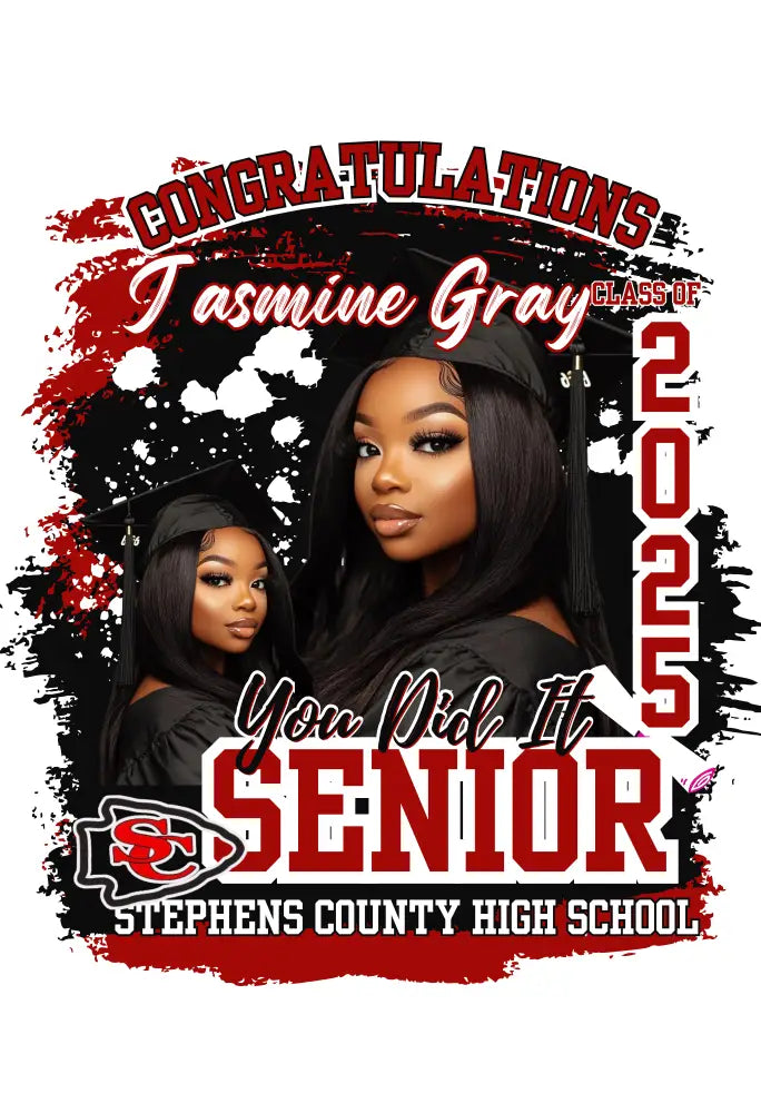 Custom Center Print Graduation Shirts Graduation Shirts