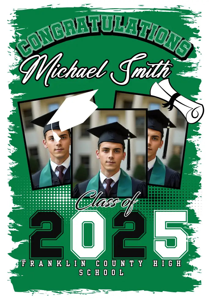 Custom Center Print Graduation Shirts Graduation Shirts
