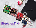 Custom Graduation Keychains (Set of 4)