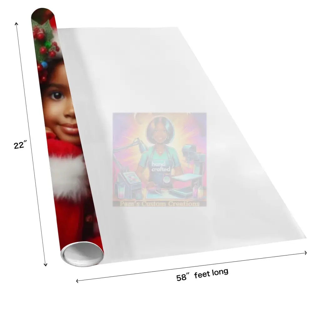 Gift Wrapping Paper-Coated Paper 58’’X 22’’ (1 Roll)