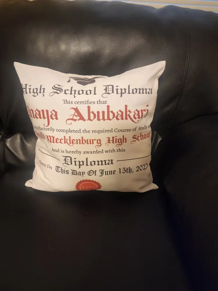 Graduation/Diploma Pillow Pillow 15x15