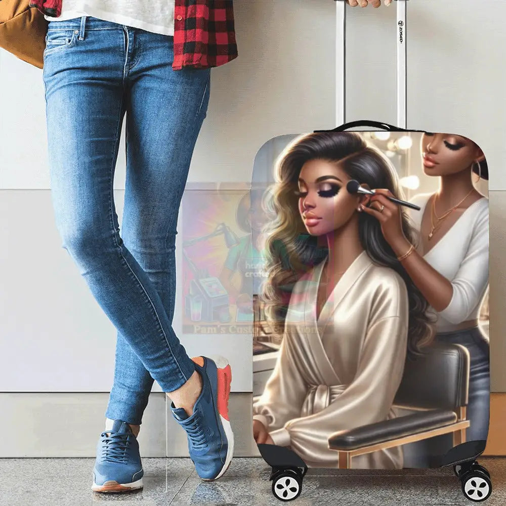 Logo Luggage Cover Cover/Medium 22’’-25’’ (Medium)