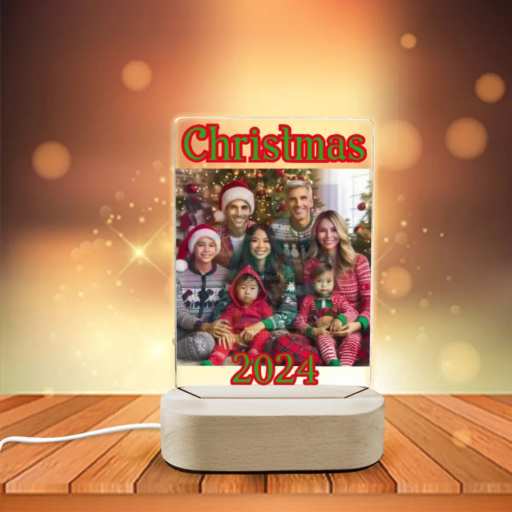 Photo Print Lighted Stand Acrylic With