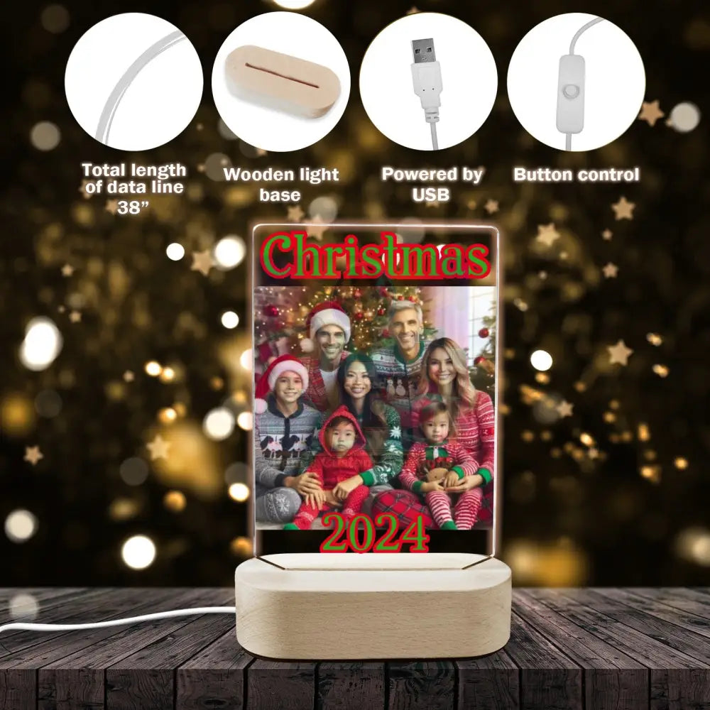 Photo Print Lighted Stand Acrylic With