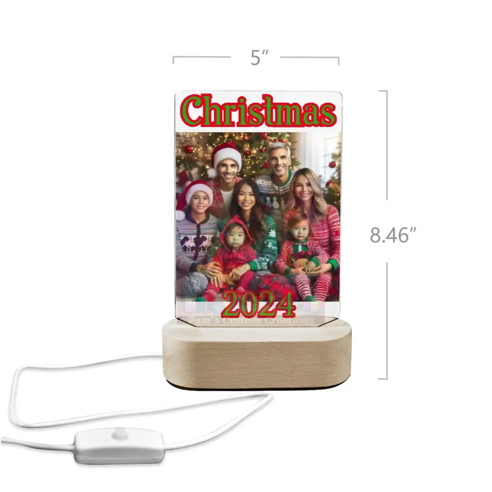Photo Print Lighted Stand Acrylic With