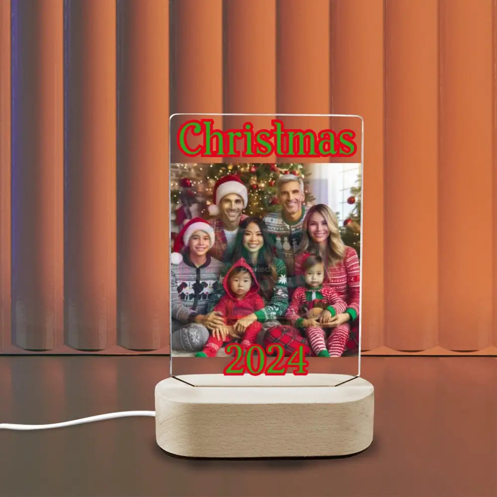 Photo Print Lighted Stand Acrylic With