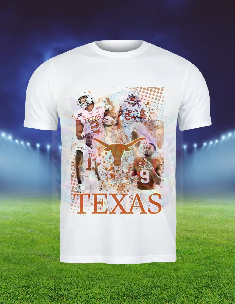 Short Sleeve Custom College Football Shirts T-Shirts