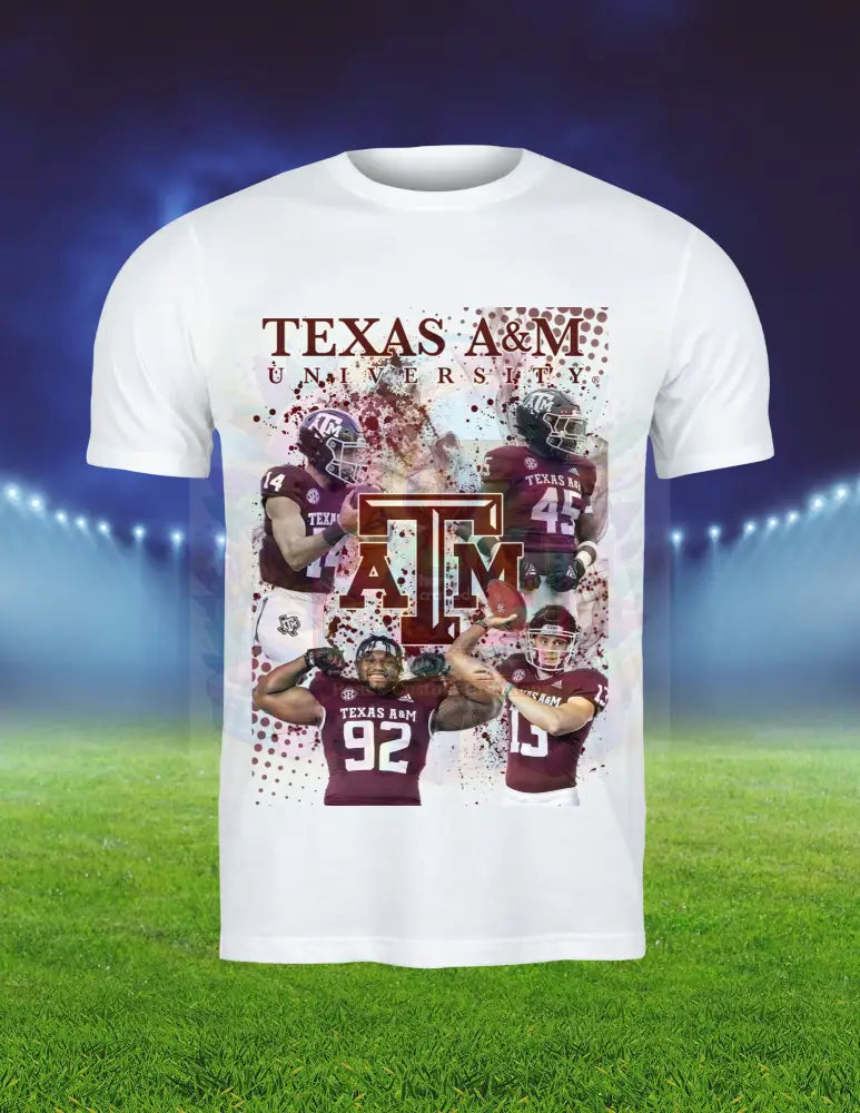Short Sleeve Custom College Football Shirts T-Shirts