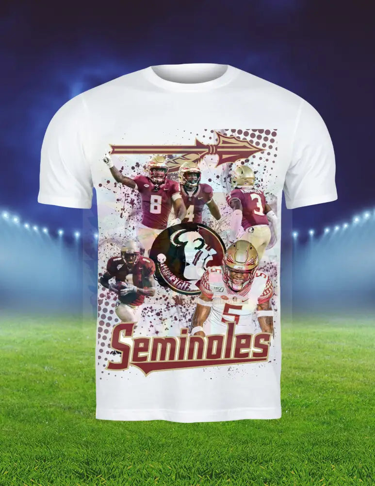 Short Sleeve Custom College Football Shirts T-Shirts